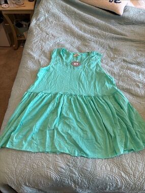 easel Mint Green Scoop Neck Sleeveless Top